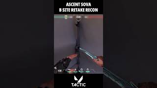 Ascent Defense Sova retake from A to B site Recon Bolt  Valorant Tactic [upl. by Ailana]