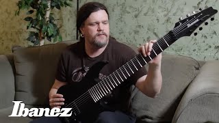 Marten Hagstrom on the Meshuggah M80M Ibanez 8string signature model [upl. by Rad]