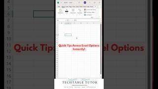 Are You Using Excel to Its Full Potential Discover These Options excel excelshorts [upl. by Yenreit]