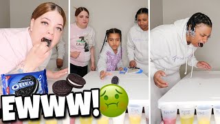 OREO ROLL ROULETTE CHALLENGE 🤮 DISGUSTING [upl. by Torres]