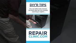 DIYR TIPS  You can often fully remove the oven door for any needed cleaning or repairs [upl. by Atirma]