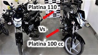 Comparison Platina 110 Vs Platina 100cc Comfortec [upl. by Anirrak295]