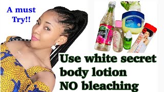 How to mix white secret lotion without bleachinggreen veinsskincare feeds beautytips [upl. by Beckerman]