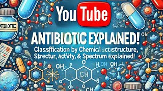 Definition of Antibiotics Classification by Chemical Structure Activity amp Spectrum Explained [upl. by Nauqyt]