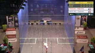 France v Mexico Day 4 2013 Mens World Team Squash Championships [upl. by Hcnarb840]