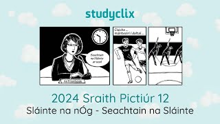 12 LC Irish Picture Stories 2024 Sraith Pictiúr 12  Sláinte na nÓg  Seachtain na Sláinte [upl. by Yddet]