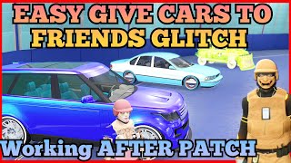 EASY GIVE CARS TO FRIENDS GLITCH GTA5 UNRELEASED CAR FACILITY GCTF GTA V CAR DUPE [upl. by Yenetruoc]