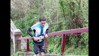 Trail de lEstuaire 2 018 montée des marches à Houlgate [upl. by Machos148]