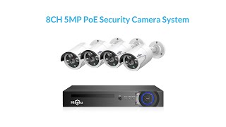 Never Miss a Moment Hiseeu 5MP POE Security Camera System Video Playback Demo [upl. by Oirretna]