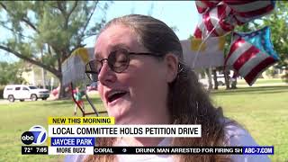 Cape Coral residents gather for petition rally at Jaycee Park [upl. by Capps]