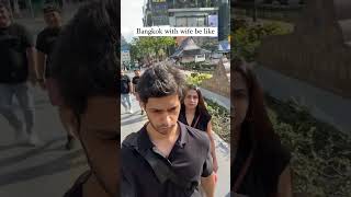 Nazar idhar se udhar na ho jaaye💀 comedy funny couple bangkok thailand [upl. by Chui]