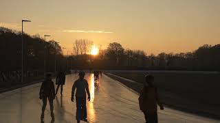 Time Lapse 1ste uur 1ste keer schaatsen seizoen 2023  2024 ijsbaan Winterswijk 2 december 2023 GLD [upl. by Lucinda]