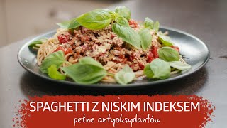 Spaghetti z niskiem indeksem glikemicznym🍝  Akademia Płodności [upl. by Yalahs354]