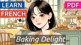 Baking Delight  A1 A2 B1  Learn French Conversation [upl. by Sorel]