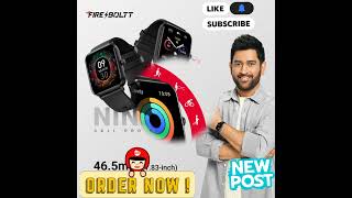 FireBoltt Ninja Call Pro Plus 4648mm 183 inch Smart Watch with Bluetooth Calling AI Voice [upl. by Shifra526]