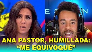 Ana Pastor HUMILLADA pide disculpas a The Grefg  Íker Jiménez ESTALLA contra La Sexta  Directo [upl. by Hsekin]