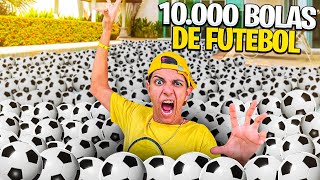 10000 BOLAS DE FUTEBOL NA PISCINA Afoguei [upl. by Tate]