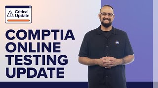 CompTIA Online Testing and Voucher Update in Response to COVID19  A Critical Update from ITProTV [upl. by Natlus109]