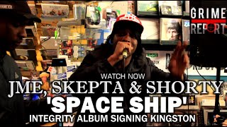 Jme Skepta amp Shorty Spaceship Freestyle Integrity Album Signing Kingston [upl. by Helfand]