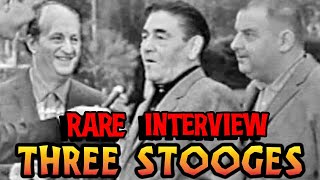 RARE  THREE STOOGES interview and Stooge Family Interview [upl. by Athena666]