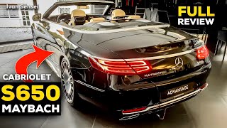 The MercedesMaybach S650 Cabriolet NEW Rare FULL Review Interior Infotainment [upl. by Aryamoy]