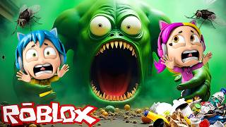 SOCORRO O MONSTRO DO LIXÃO QUER ROUBAR MEU CANAL 😭 ROBLOX Trash Monster Obby  Alec GO [upl. by Larena]