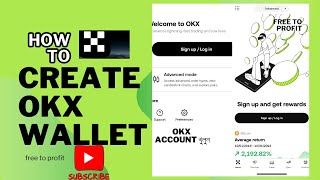 okx account খুলুন খুব সহজে how to create okx account [upl. by Phox391]