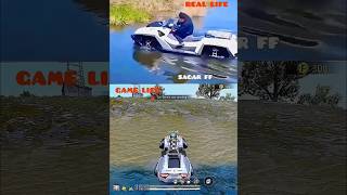 REAL LIFE WATER CAR 🚗 GAME LIFE WATER 🚗 mostviwes youtubeshort freefire [upl. by Ynaffik]