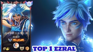 Wild Rift Ezreal  Top1 Ezreal Gameplay grandmaster [upl. by Anneis373]