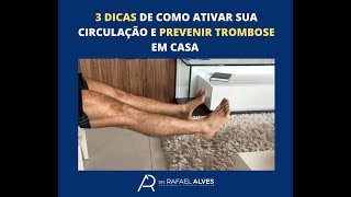 Dicas de exercícios para realizar em casa e prevenir trombose shorts [upl. by Sheff]