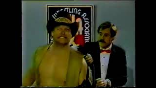 Stan quotthe Lariatquot Hansen vs Sgt Slaughter  AWA January 12 1986 [upl. by Candy790]