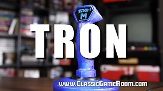 Classic Game Room  ADVENTURES OF TRON review for Atari 2600 [upl. by Ardiedak]