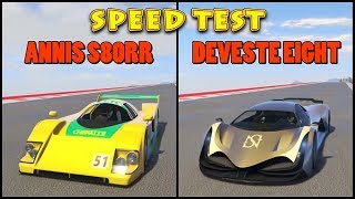 ANNIS S80RR VS PRINCIPE DEVESTE EIGHT  SPEED TEST  GTA 5 ONLINE [upl. by Orman]