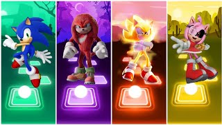 Sonic Hedgehog Team  Sonic Werehog vs Amy Exe Sonic vs Super Shadow Sonic vs Knuckles Sonic [upl. by Ambrosine]