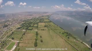 ioannina LGIO approach and landing rwy 32 [upl. by Dina162]