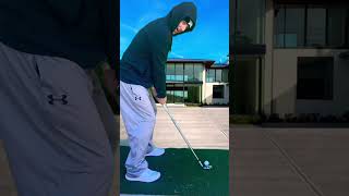 Day one Hole in One over Bryson DeChambeau’s House golf golflife shorts [upl. by Nilok]