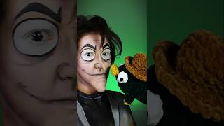 Day 28  Dr Doofenshmirtz💚 31daysofhalloween tutorial doofenshmirtz halloween sfx sfxmua [upl. by Odilo]