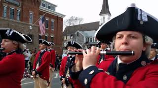 US Army Old Guard Fife and Drum Corps with the Middlesex County Volunteers Fifes amp Drums [upl. by Tabby123]