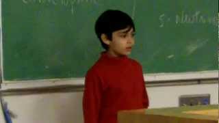 Tanishq Abraham  8 yr old Child Prodigy Talks Particle Physics [upl. by Ellenar670]