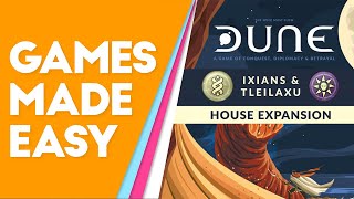 Dune Ixians amp Tleilaxu House Expansion How to Play and Tips [upl. by Dermott]