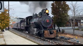 Polson Logging Co 2 pulls the ORHC Holiday Express [upl. by Eronaele751]