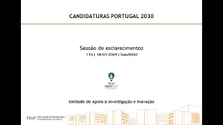 Sessão de Esclarecimentos candidaturas Portugal 2030 [upl. by Lyndel]