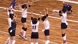 JOC杯【女子】 岐阜選抜が優勝候補 大阪北に勝利 グループ戦 第3セット 都道府県対抗中学バレーボール大会 [upl. by Aital]