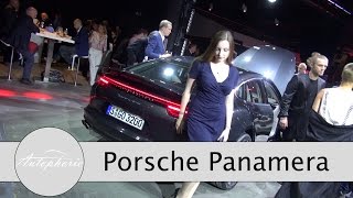 Weltpremiere Porsche Panamera 2 Generation Design Technik Infotainment Motoren  Autophorie [upl. by Tamah]