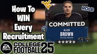 How to WIN Every Recruitment in Dynasty College Football 25 [upl. by Giff188]