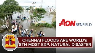 Chennai Floods are Worlds 8th Most Expensive Natural Disaster in 2015  Aon Benfield [upl. by Alard]