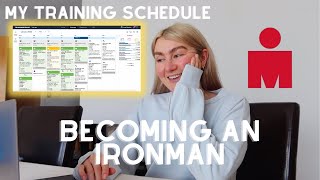 My training schedule  Becoming an Ironman Ep 2 [upl. by Arella]