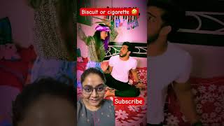 Biscuit or cigarette🤣 shorts comedy ytshortsindia ytshorts funny fun [upl. by Ikkir845]