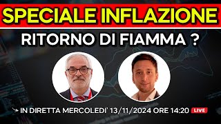 Speciale INFLAZIONE USA OGGI DATI CRUCIALI PER I MERCATI FINANZIARI [upl. by Anin]