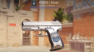 P2000 Silver Factory New  CS2 Skin Showcase [upl. by Dal]